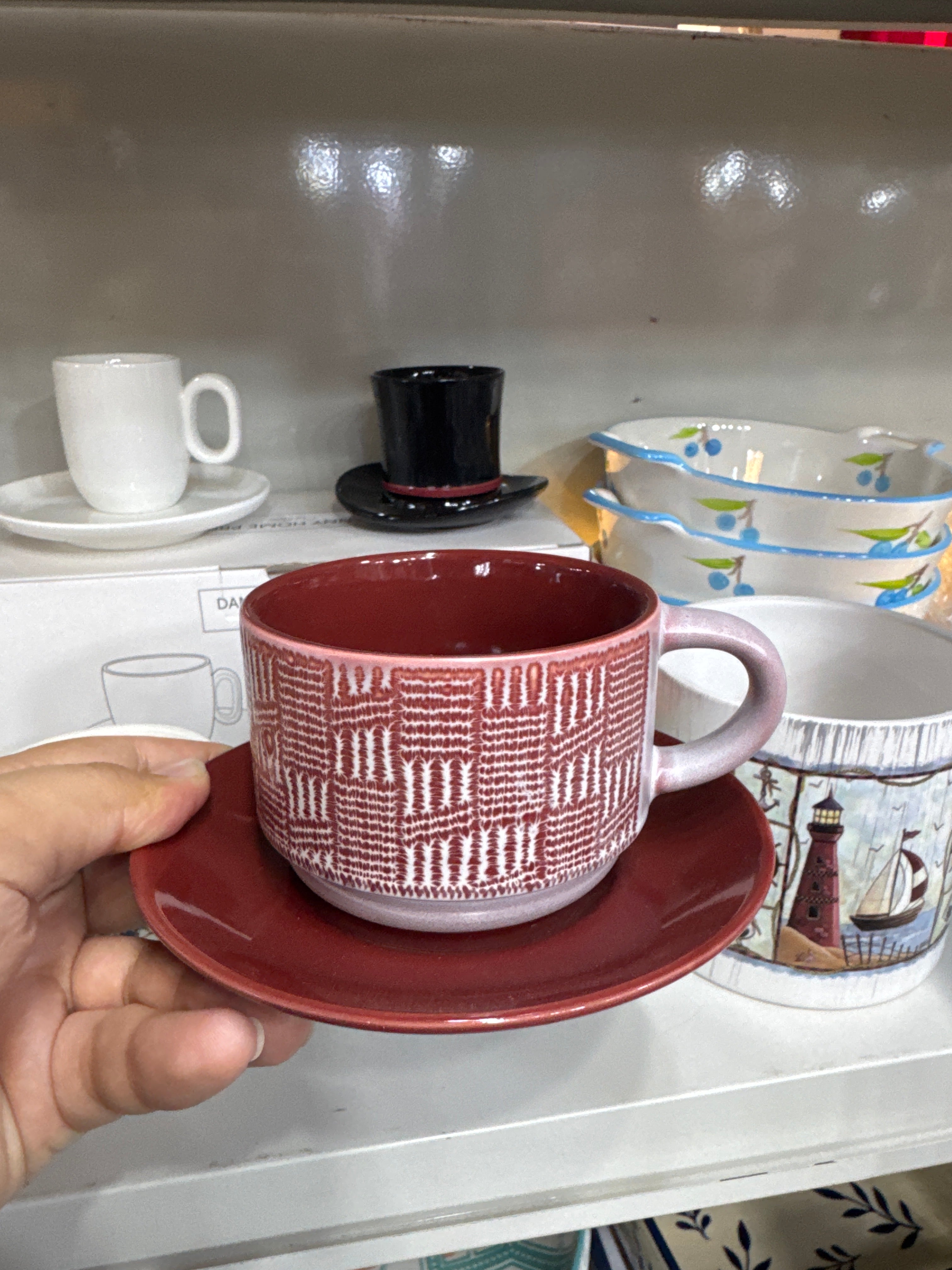 فنجان بطبق بورسلين DANNY HOME