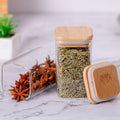 برطمان زجاج مربع