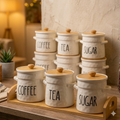 طقم Tea - Coffee - Sugar بورسلين