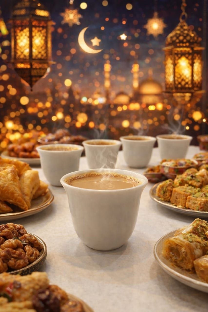 كوب قهوه عربي بورسلين ابيض ساده